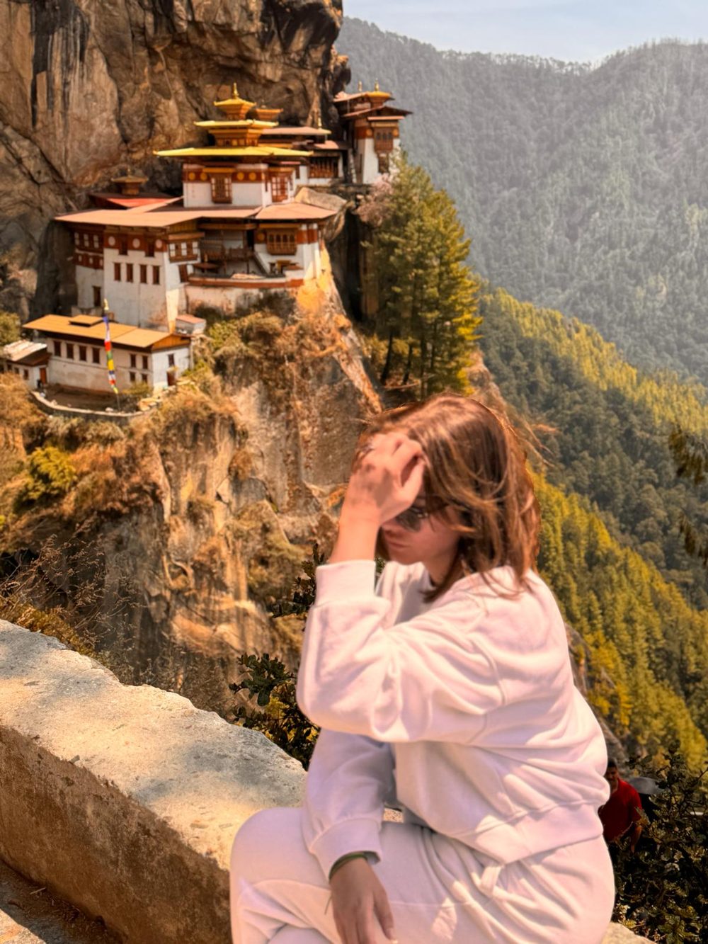 Vanja at the Tiger’s Nest monastery in Bhutan